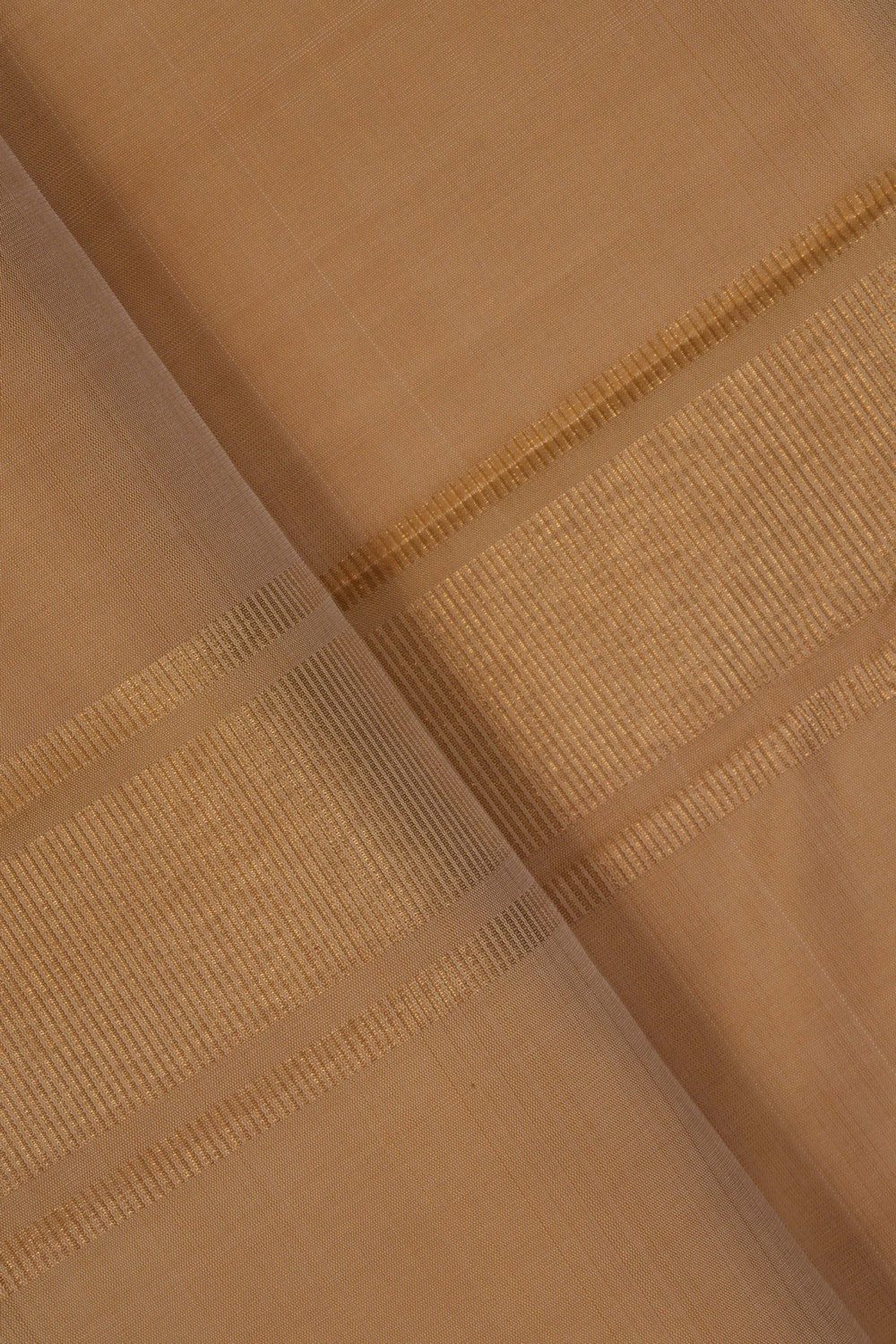 Image of Kanchi Silk Beige Dhoti With Kanduva (8 X 4)